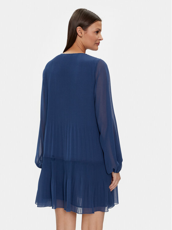 Liu Jo Liu Jo Kleid für den Alltag MA4106 T5975 Dunkelblau Regular Fit
