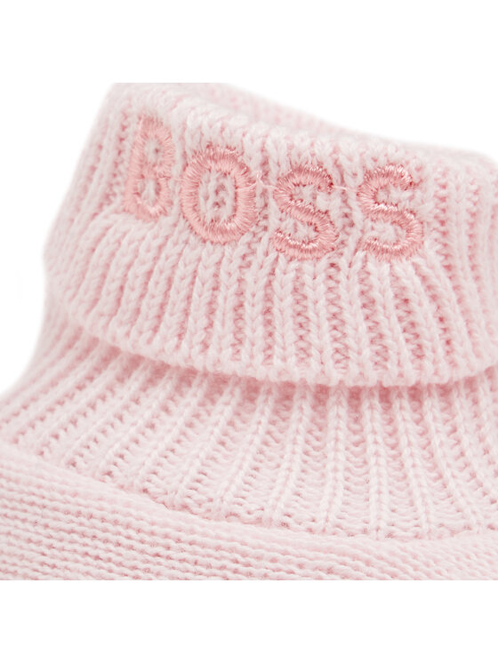 BOSS Boss Комплект шапка и чорапи J98421 Розов