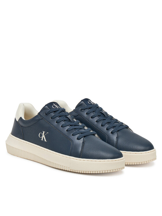 Calvin Klein Jeans Calvin Klein Jeans Tenisice Chunky Cupsole Lth Mg Tc YM0YM01198 Tamnoplava