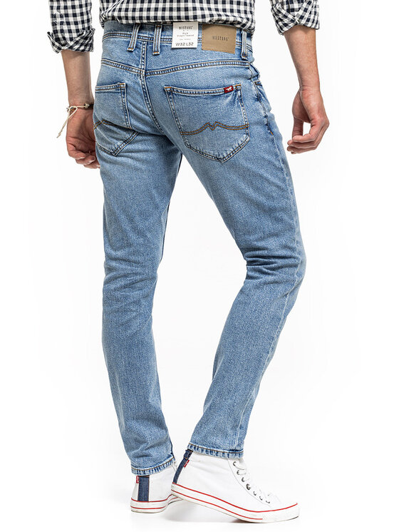Mustang Mustang Jeansy OREGON TAPERED Niebieski Slim Fit