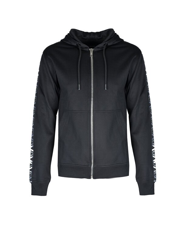 Les Hommes Les Hommes Mikina LHG866 LG852 | Zip Up Černá Regular Fit