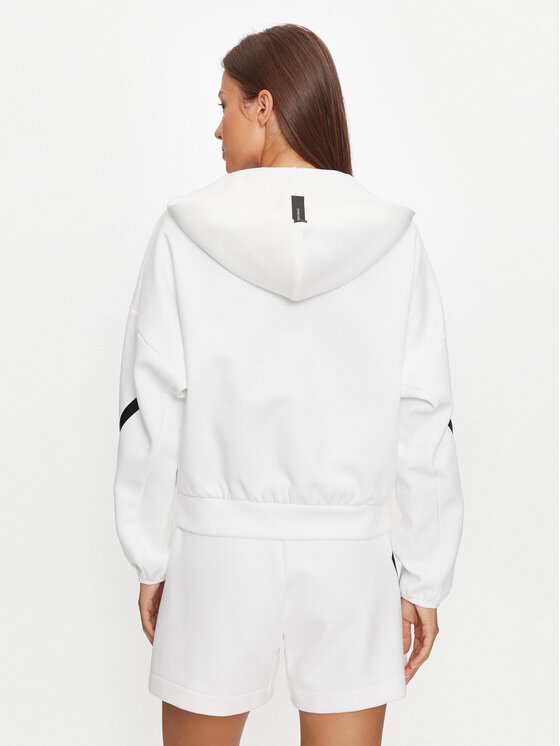 adidas adidas Bluză Z.N.E. JE7849 Alb Loose Fit