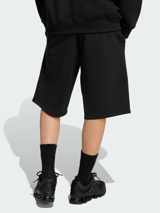 adidas adidas Szorty materiałowe 159228 Czarny Regular Fit