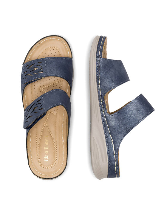 Clara Barson Clara Barson Pantoletten WYL05010-11 Blau