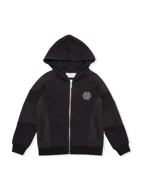 PHILIPP PLEIN PHILIPP PLEIN Bluza 30294 Czarny Regular Fit