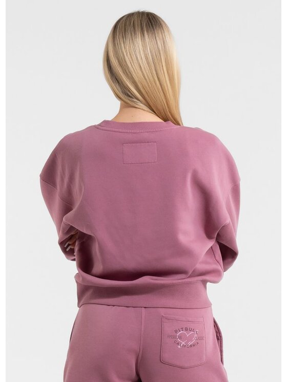 PITBULL PITBULL Bluza MANZANITA HEART Różowy Regular Fit