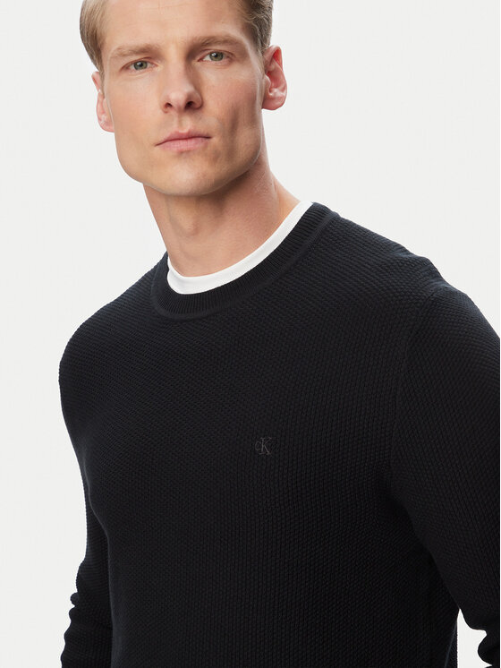 Calvin Klein Calvin Klein Pulover LV04LF304G Negru Regular Fit