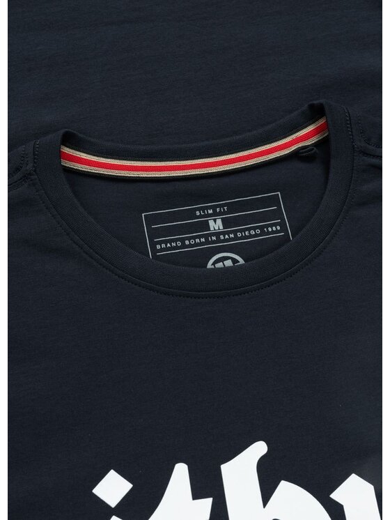 PITBULL PITBULL T-Shirt O'SIDE Granatowy Regular Fit