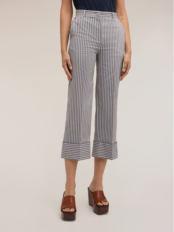 Motivi Motivi Pantaloni di tessuto P01MQ004615N0S1 Turchese Cropp Fit