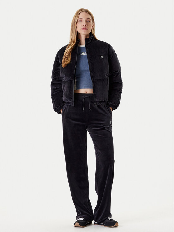 Guess Guess Žieminė striukė V4BL03 K0232 Juoda Regular Fit