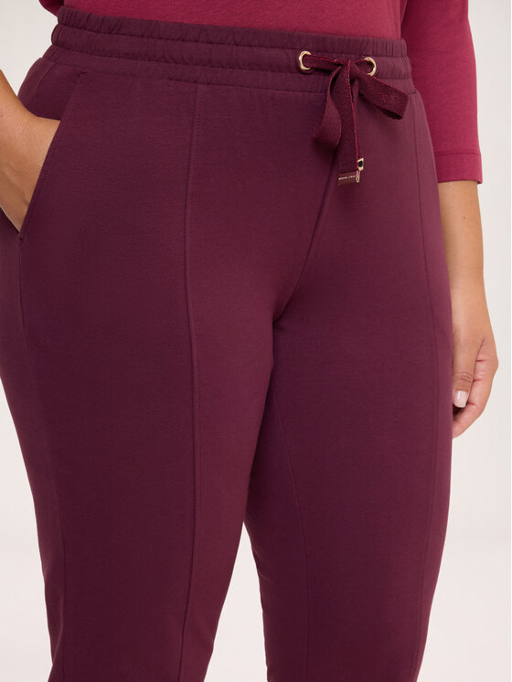Fiorella Rubino Fiorella Rubino Pantaloni di tessuto P856L002443N036 Bordeaux Slim Fit