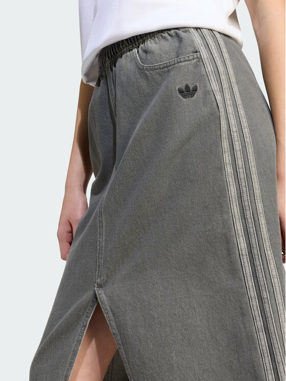 adidas adidas Spódnica jeansowa 152141 Szary Regular Fit