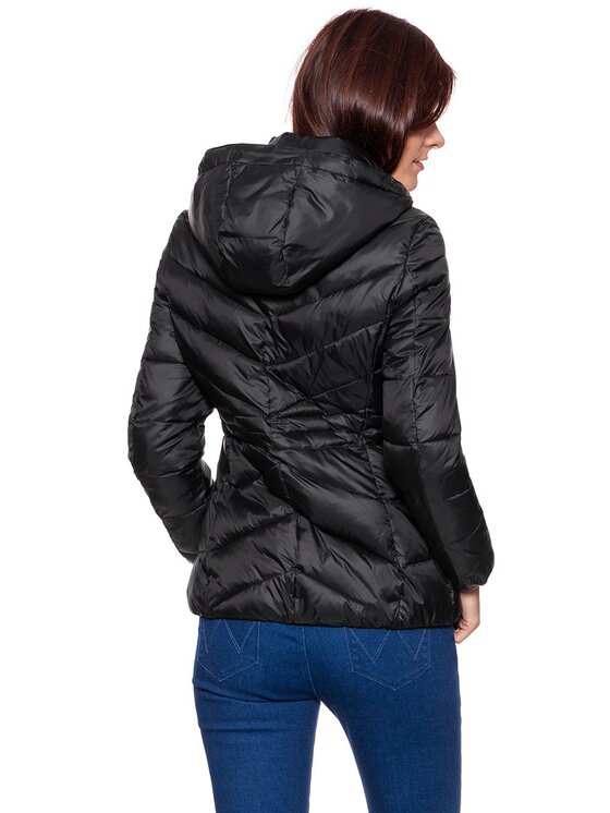 Wrangler Wrangler Giacca da donna SHORT PUFFER Nero Slim Fit