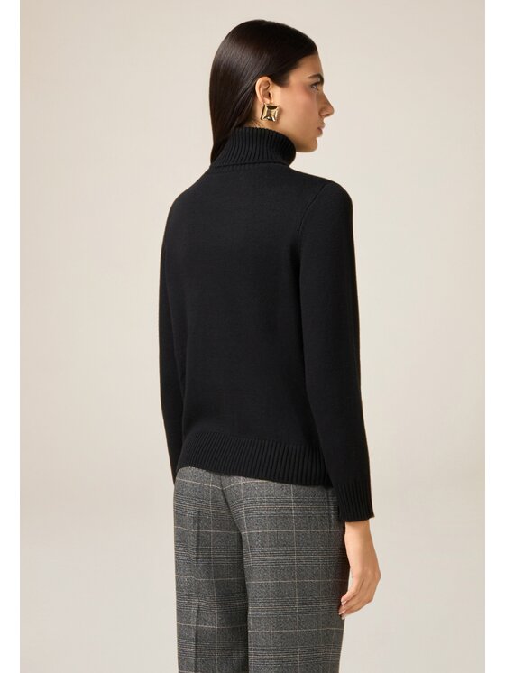 Oltre Oltre Cardigan M518J005290N033 Nero Regular Fit