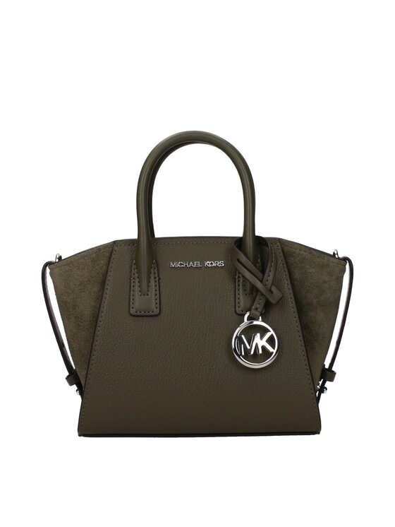 Michael Kors Michael Kors Torebka Green Leather Hand Zielony