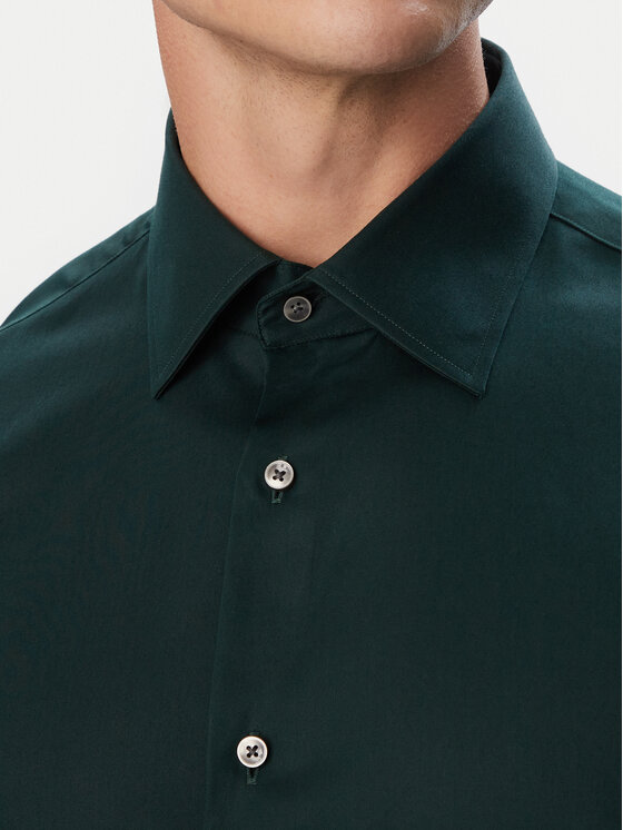 BOSS BOSS Košeľa Joe  50555711 Zelená Regular Fit