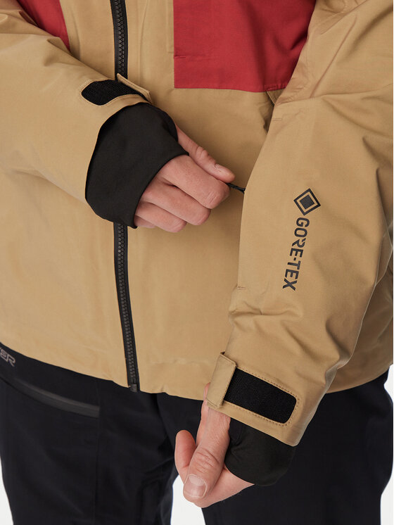 Quiksilver Quiksilver Snovborda jaka Forever Stretch Gore-Tex Jk EQYTJ03549 Tumši bēša Regular Fit