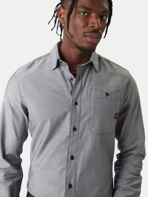 G-Star Raw G-Star Raw Сорочка Bristum 2.0 D23553 E071 Сірий Slim Fit