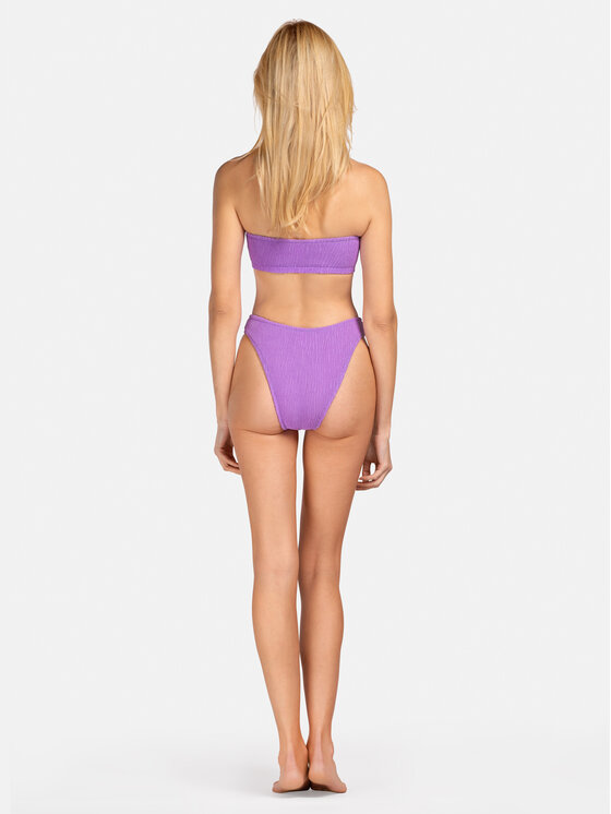 Miss Lou Miss Lou Bikini pezzo sopra G-SP2-FL Viola
