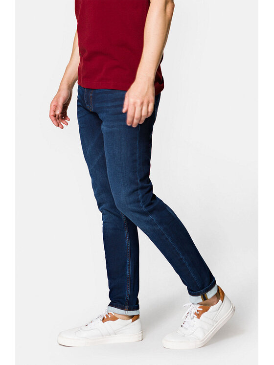 Lancerto Lancerto Jeansy Raymond SP113222000026 Granatowy Slim Fit