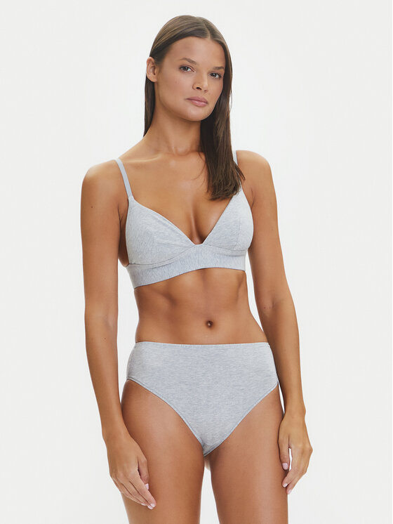 Hunkemöller Hunkemöller Bralette krūšturis 302031 Pelēks