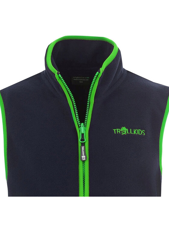 TROLLKIDS TROLLKIDS Kamizelka 134-100 Czarny Regular Fit