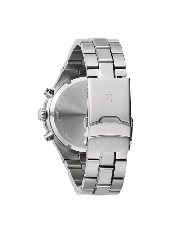 Bulova Bulova Zegarek 96B410 Srebrny
