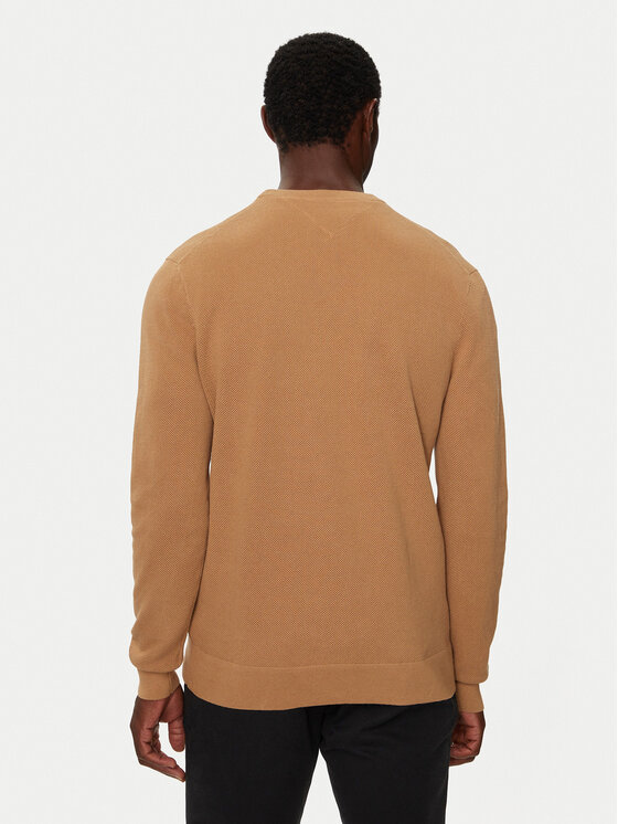 Tommy Hilfiger Tommy Hilfiger Džemper Essential MW0MW36347 Smeđa Regular Fit