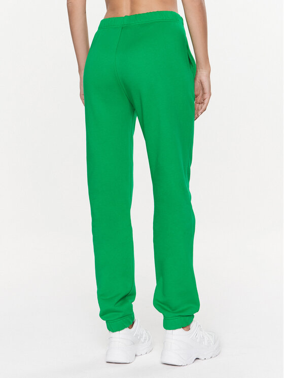 Chiara Ferragni Chiara Ferragni Spodnji del trenirke 74CBAT01 Zelena Regular Fit