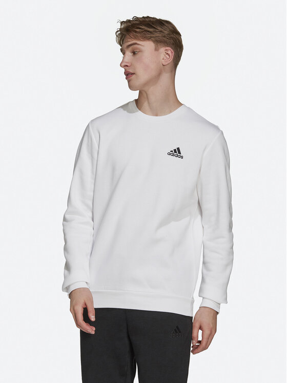 adidas Džemperis ar kapuci Essentials H12220 Balts Regular Fit