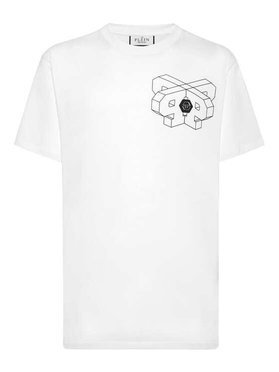 PHILIPP PLEIN PHILIPP PLEIN T-Shirt 15483 Biały Regular Fit
