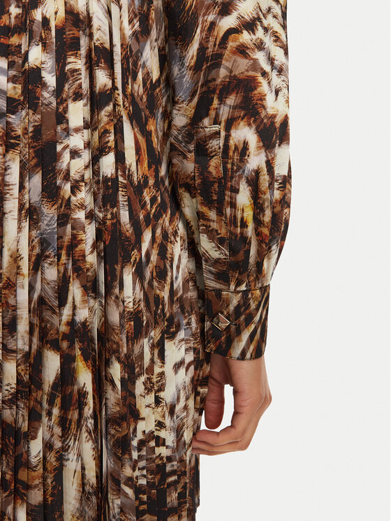 Liu Jo Liu Jo Haljina košulja WF4516 T5973 Smeđa Regular Fit