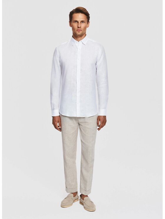 Pako Lorente Pako Lorente Koszula P26SN-1X-023 Biały Slim Fit