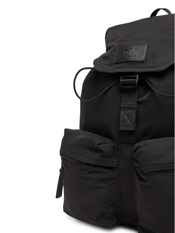 Calvin Klein Jeans Calvin Klein Jeans Ruksak Metro Nylon Flap Bp 43 Ny LV04G3085G Crna