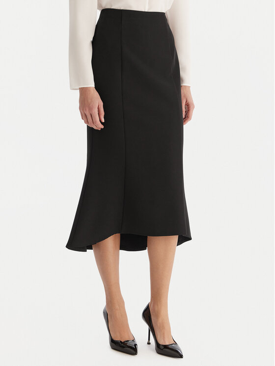 ACCESS FASHION ACCESS FASHION Fustă midi 54-6027-168 Negru Regular Fit