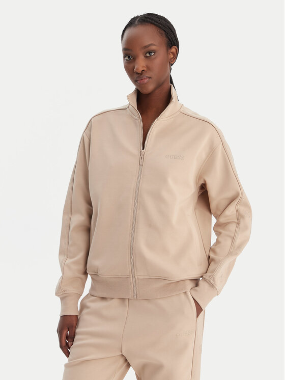 Guess Bluză V5BQ15 KCX22 Bej Regular Fit