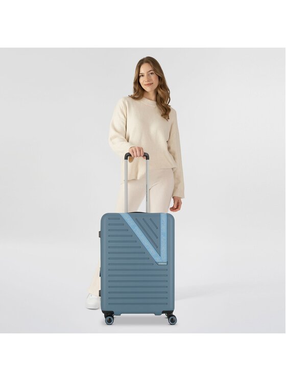 American Tourister American Tourister Walizka średnia 316950 Błękitny