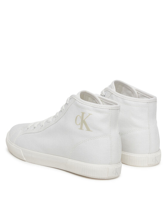 Calvin Klein Jeans Calvin Klein Jeans Sportcipők Ess Vulc Mid Cv Mg Wn YW0YW01761 Fehér