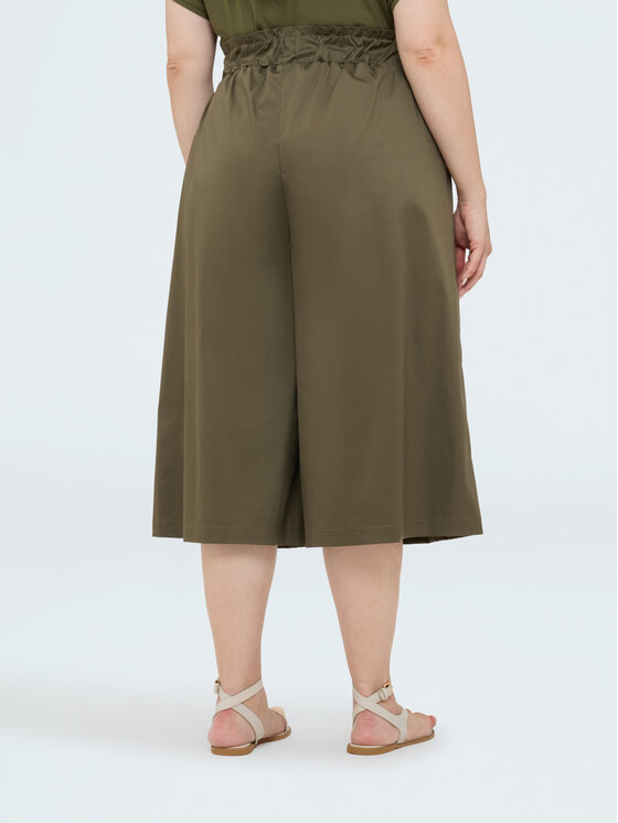 Fiorella Rubino Fiorella Rubino Spodnie materiałowe P717L002527N035 Zielony A-Line Fit