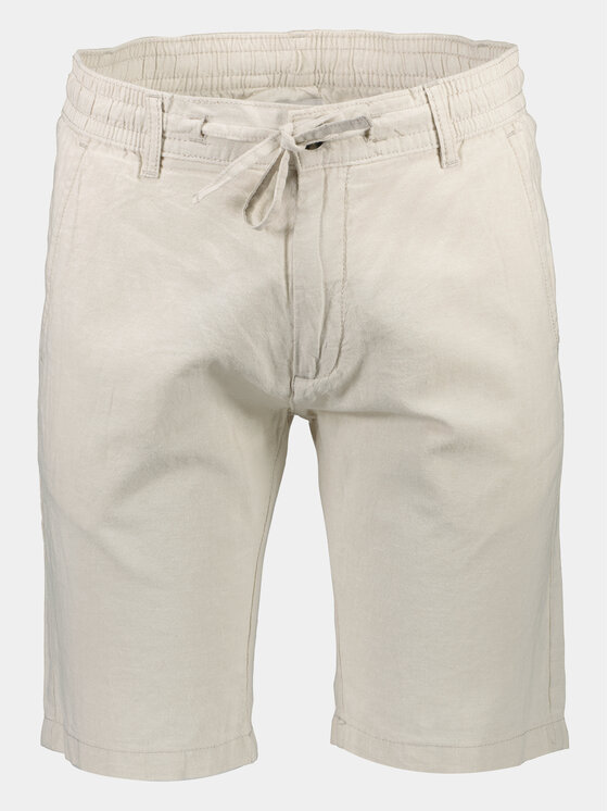 Lindbergh Lindbergh Šortky z materiálu 30-508003 Béžová Relaxed Fit