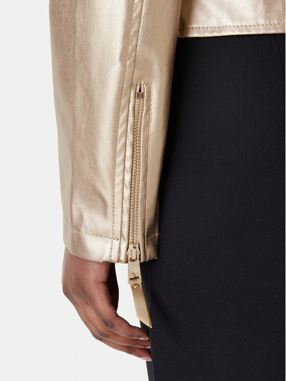 Rinascimento Rinascimento Куртка зі штучної шкіри CFC0124665003 Золотий Regular Fit