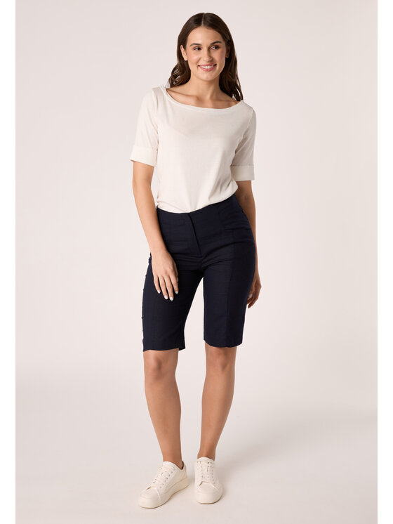 QUIOSQUE QUIOSQUE Bavlnené nohavice QUIOSQUE 3LD001802 Tmavomodrá Regular Fit