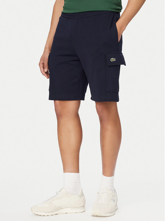 Lacoste Lacoste Спортивні шорти GH9743 Cиній Regular Fit