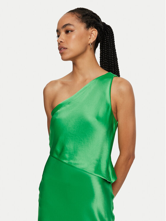 STAUD STAUD Abendkleid Naomi R24P2193SA Grün Regular Fit