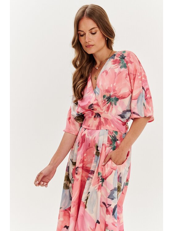 NAOKO NAOKO Každodenné šaty Tuscany Blush Ružová Regular Fit