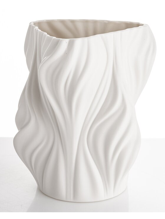 MIAhome MIAhome Wazon porcelanowy IRREGULAR Biały