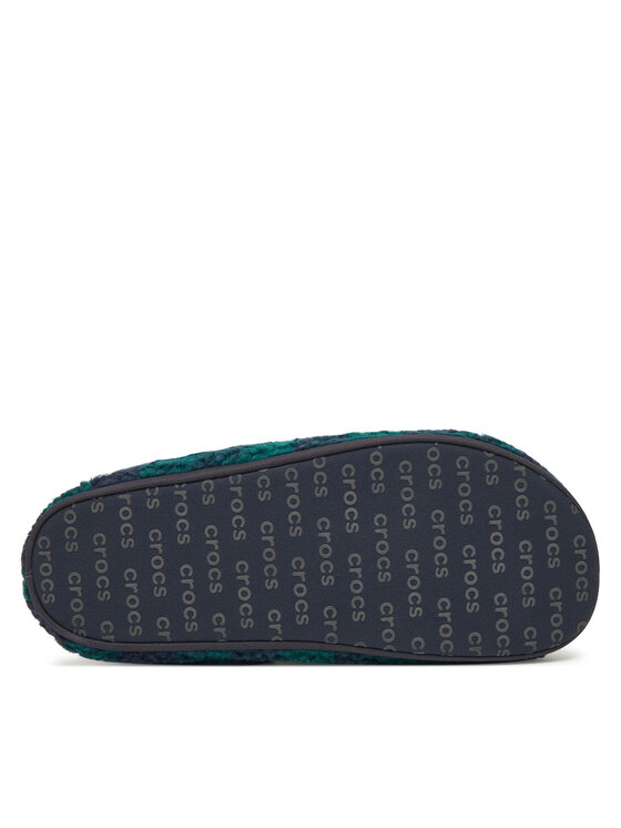 Crocs Crocs Bačkory Classic Buffalo Check Cozzzy 210755 Zelená