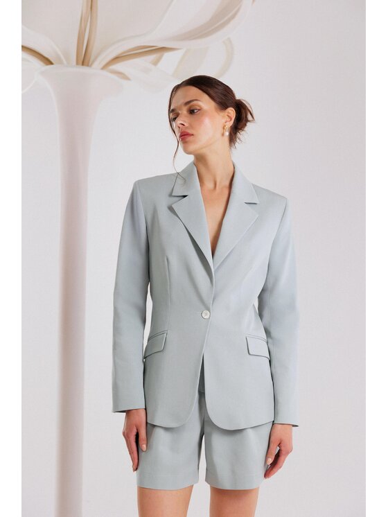 LE POSSÉ LE POSSÉ Pantaloncini di tessuto SGZWS Verde chiaro Regular Fit