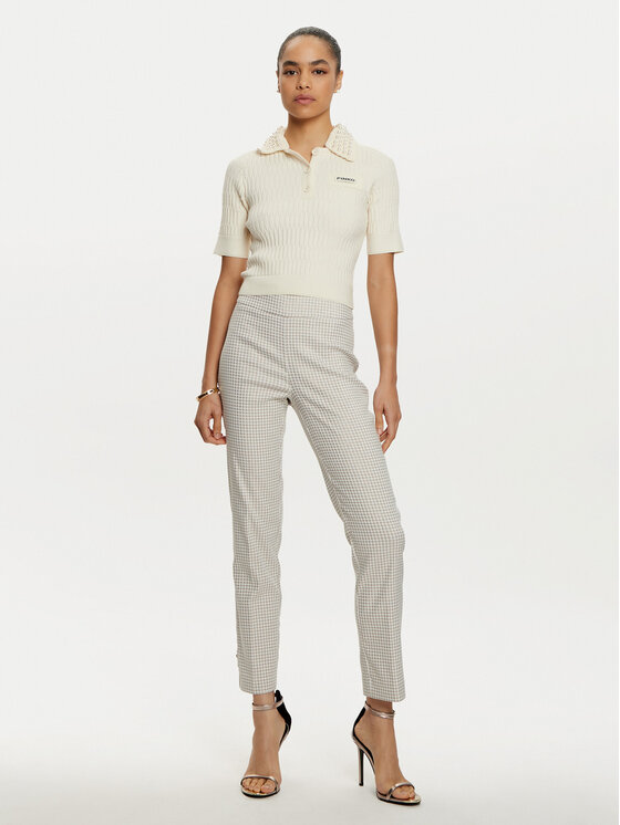 Joseph Ribkoff Joseph Ribkoff Riidest püksid 243180 Beež Straight Fit