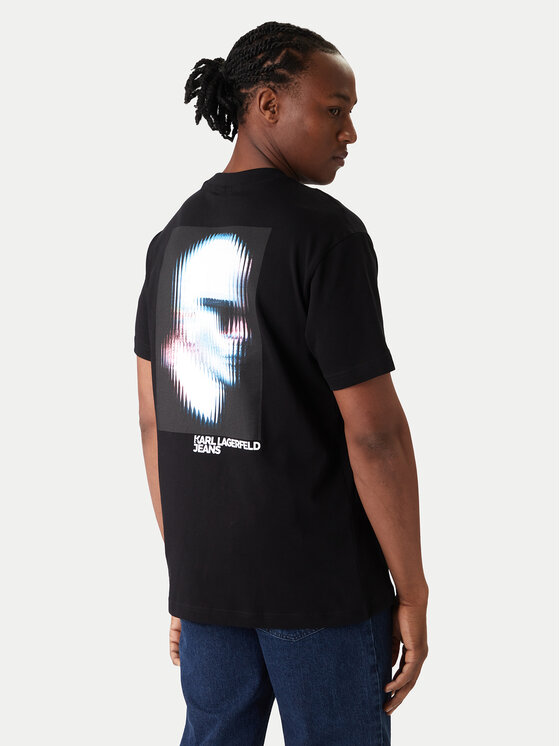 Karl Lagerfeld Jeans Karl Lagerfeld Jeans T-Shirt B1M17069 Μαύρο Regular Fit